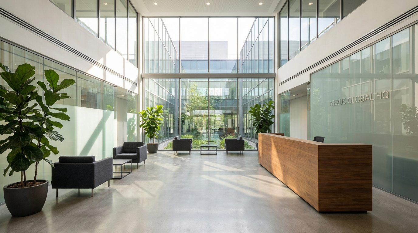 Modern corporate office interior